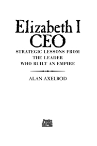 Cover image: Elizabeth I CEO 9780735203570