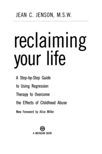 Cover image: Reclaiming Your Life 9780452011694