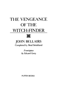 Cover image: The Vengeance of the Witch-Finder 9780140375114