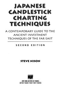 Cover image: Japanese Candlestick Charting Techniques 2nd edition 9780735201811