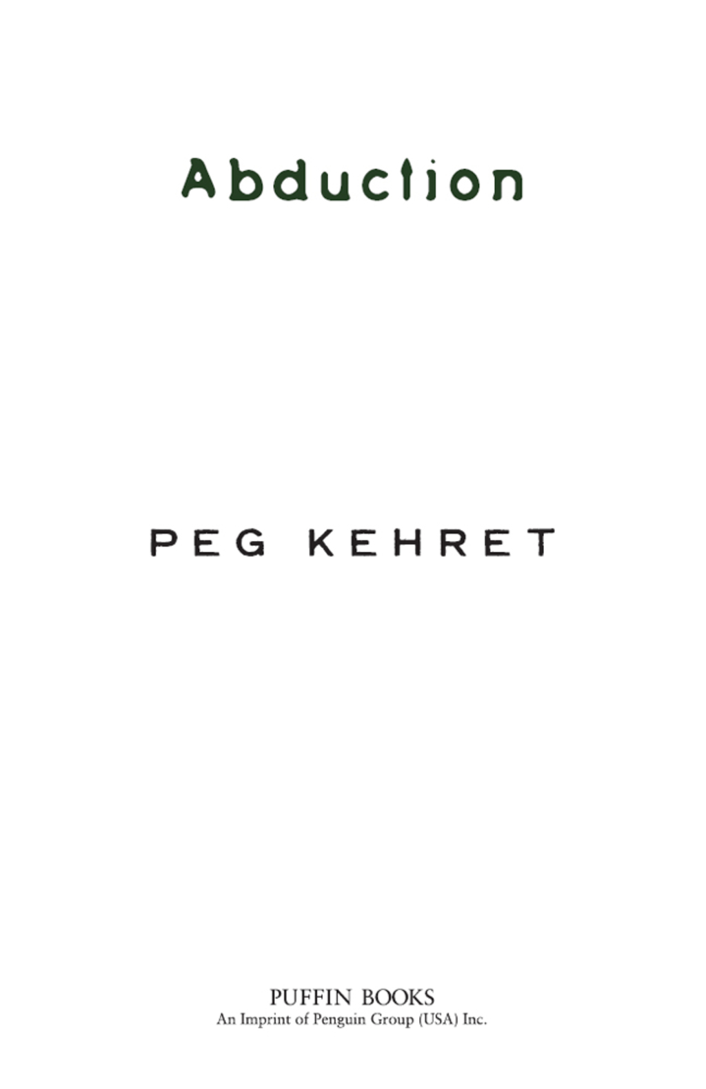 Abduction eBook