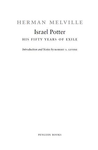 Cover image: Israel Potter 9780143105237