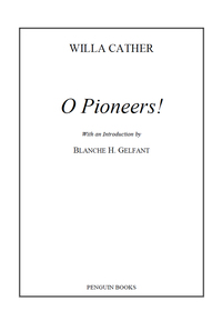 Cover image: O Pioneers! 9780140187755