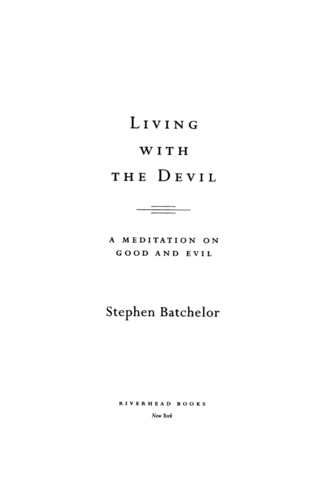 Cover image: Living with the Devil 9781594480874