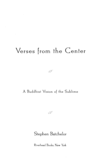 Cover image: Verses from the Center 9781573228763