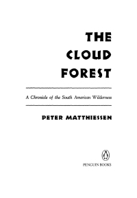 Cover image: The Cloud Forest 9780140255072