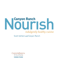 Cover image: Canyon Ranch: Nourish 9780670020737