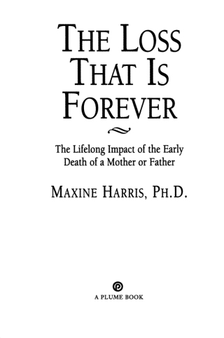 Cover image: The Loss That Is Forever 9780452272682