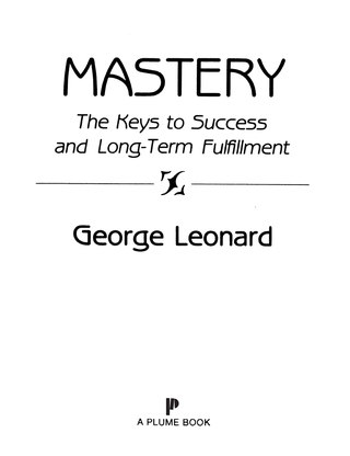 Cover image: Mastery 9780452267565