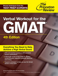Cover image: Verbal Workout for the GMAT, 4th Edition 4th edition 9781101881651