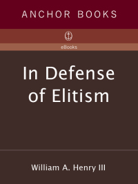 Cover image: In Defense of Elitism 9780385479431