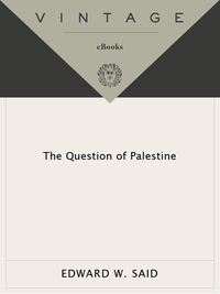 Cover image: The Question of Palestine 9780679739883