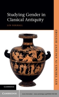 Imagen de portada: Studying Gender in Classical Antiquity 1st edition 9780521553186