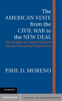 Immagine di copertina: The American State from the Civil War to the New Deal 1st edition 9781107032958