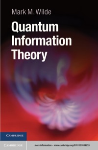 Imagen de portada: Quantum Information Theory 1st edition 9781107034259
