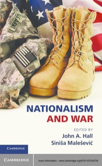 Imagen de portada: Nationalism and War 1st edition 9781107034754