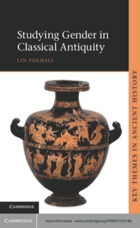 Cover image: Studying Gender in Classical Antiquity 9780521553186