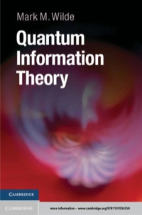 Immagine di copertina: Quantum Information Theory 1st edition 9781107034259