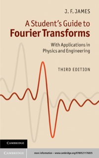 表紙画像: A Student's Guide to Fourier Transforms 3rd edition 9780521176835