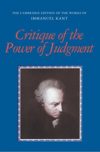 表紙画像: Critique of the Power of Judgment 1st edition 9780521344470