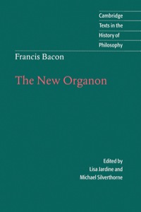 Cover image: Francis Bacon: The New Organon 1st edition 9780521563994