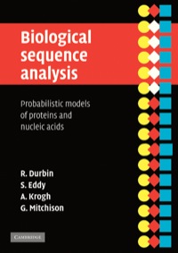 表紙画像: Biological Sequence Analysis 1st edition 9780521629713