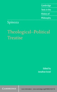 Cover image: Spinoza: Theological-Political Treatise 1st edition 9780521824118