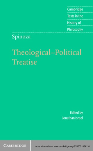 Titelbild: Spinoza: Theological-Political Treatise 1st edition 9780521824118