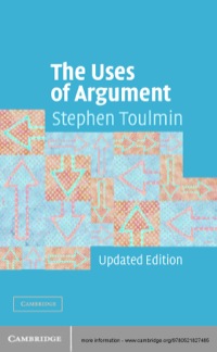 Titelbild: The Uses of Argument 2nd edition 9780521827485