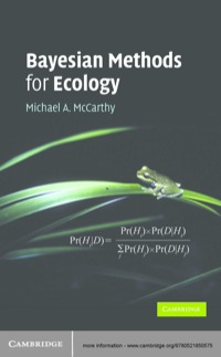 Imagen de portada: Bayesian Methods for Ecology 1st edition 9780521615594