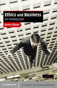 Omslagafbeelding: Ethics and Business 1st edition 9780521863797