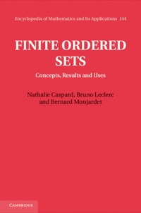 Immagine di copertina: Finite Ordered Sets 1st edition 9781107013698