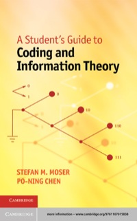 Cover image: A Student's Guide to Coding and Information Theory 1st edition 9781107015838