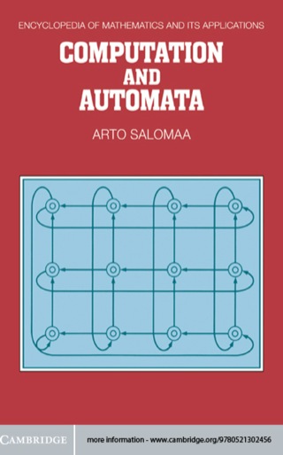 Titelbild: Computation and Automata 1st edition 9780521302456