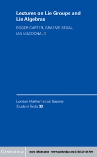 Titelbild: Lectures on Lie Groups and Lie Algebras 1st edition 9780521499224