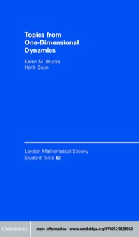 Cover image: Topics from One-Dimensional Dynamics 1st edition 9780521838962