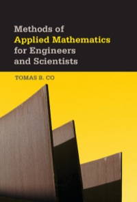 Imagen de portada: Methods of Applied Mathematics for Engineers and Scientists 9781107004122