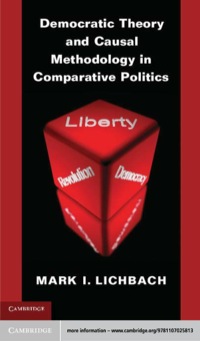 Imagen de portada: Democratic Theory and Causal Methodology in Comparative Politics 9781107025813