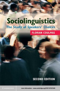 Cover image: Sociolinguistics 2nd edition 9781107037649