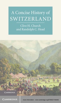 Imagen de portada: A Concise History of Switzerland 1st edition 9780521194440