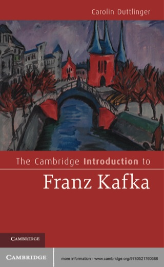 Titelbild: The Cambridge Introduction to Franz Kafka 1st edition 9780521760386