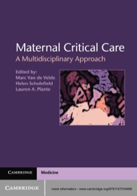 Titelbild: Maternal Critical Care 1st edition 9781107018495
