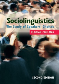 Cover image: Sociolinguistics 2nd edition 9781107037649