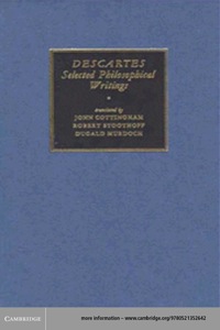 Cover image: Descartes: Selected Philosophical Writings 1st edition 9780521358125