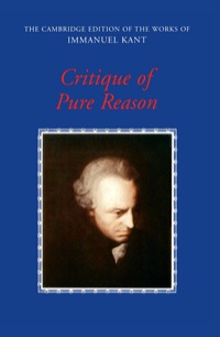 Imagen de portada: Critique of Pure Reason 1st edition 9780521657297