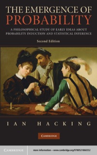 Cover image: The Emergence of Probability 2nd edition 9780521866552