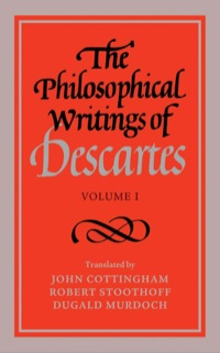 Cover image: The Philosophical Writings of Descartes: Volume 1 9780521288071