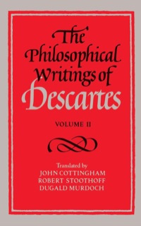 表紙画像: The Philosophical Writings of Descartes: Volume 2 9780521288088