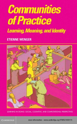 Imagen de portada: Communities of Practice 9780521663632
