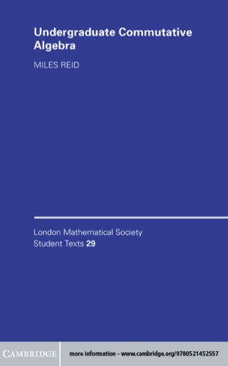 Omslagafbeelding: Undergraduate Commutative Algebra 1st edition 9780521452557